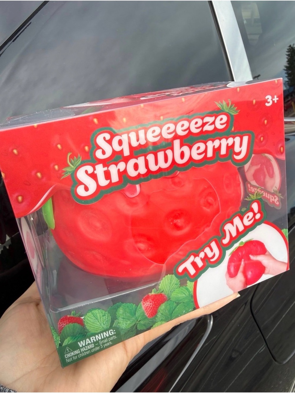 Sunny Days Squeeeeze Strawberry. Viral jumbo squishy. NEW